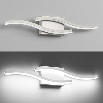 PRESDE 24" LED Bathroom Vanity Light, Modern Brushed Nickel Wall Bar Fixture Over Mirror Dimmable