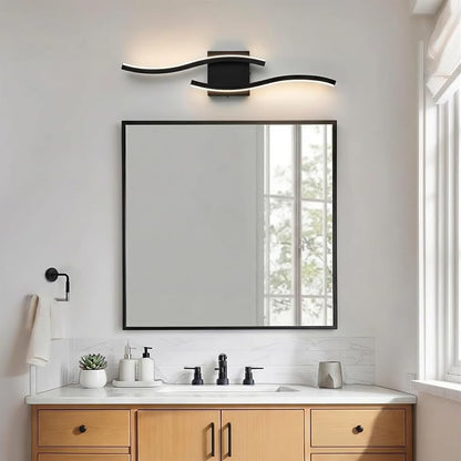 Vanity Light for Bathroom, 23.6 Inch Black LED Dimmable | Bathroom Lights Fixture Over Mirror, 5CCT Adjustable Color Temperatures Modern Wall Sconces for Bathroom Bedroom Living Room