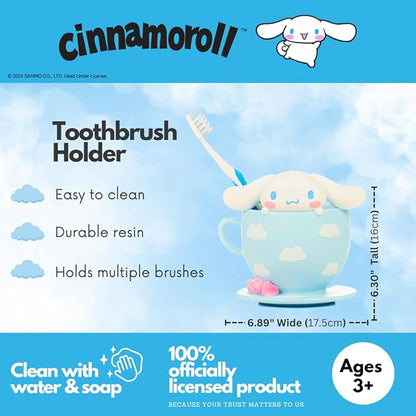 Cinnamoroll Toothbrush Holder - Makeup Brushes/Pens Tumbler, (Officially Licensed Product) By Franco