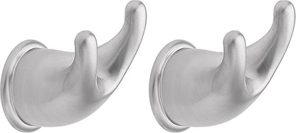 Moen YB8003BC Mason Robe Hook, 1 Count (Pack of 2), Brushed Chrome
