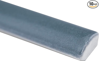 MSI Renzo Denim 0.6 Inch x 12 Inch Quarter Round Molding Ceramic Wall Tiles - Blue