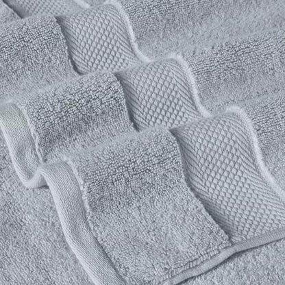 Modern Threads Luxury 6-Piece Quick-Dry Towel Set – Plush & Ultra-Absorbent for Spa-Like Experience, Smoke
