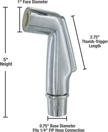 Danco 88760 Universal Fit Sink Spray Head, Chrome