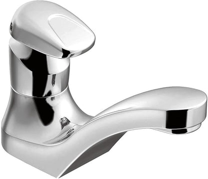 Moen Commercial Chrome M-Press Single-Mount Metering Bathroom Sink Faucet, 0.5 GPM, 8884