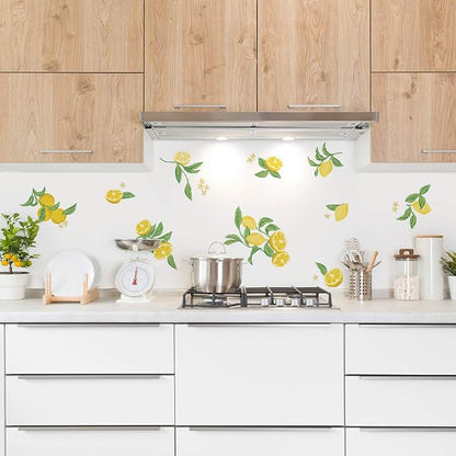 Tempaper Lemon Peel and Stick Wall Decals, Yellow & Green (20 ct.)