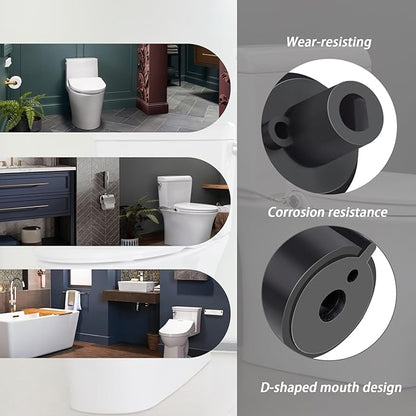Replacement Knob(1PCS) Compatible with Brondell Bidet Toilet Seat Non-Electric Bidet(For the center plastic section only) - Black