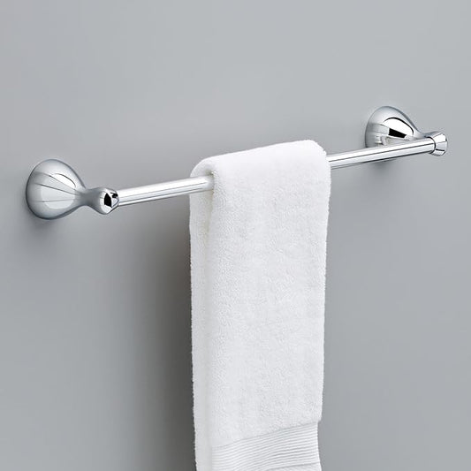 DELTA FAUCET FNDS18-PC Foundations Wall Mounted 18 in. Towel Bar in Polished Chrome