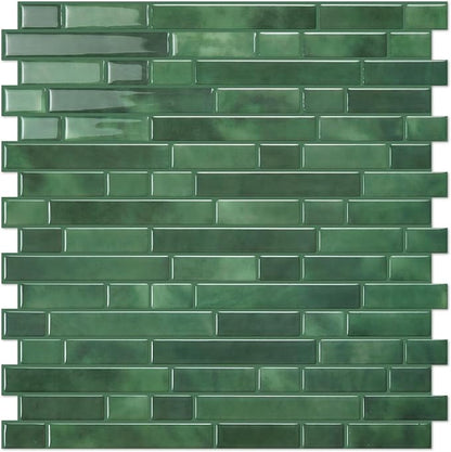 STICKGOO Peel and Stick Backsplash - 10 Sheets of 12”×12” - 3D Self Adhesive Peel and Stick Tile Backsplash for Kitchen & Bathroom