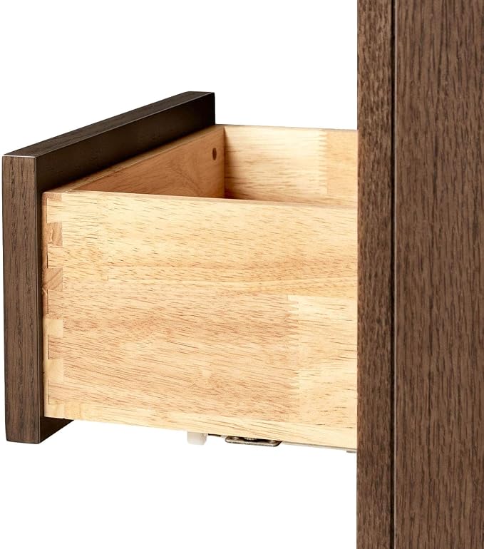 Isabella 66-Inch Brown Oak Double Bathroom Vanity with Sink, 1.5-Inch Edge Italian Carrara Marble Countertop & 4" Backsplash, Soft-Closing Doors & Drawers, Solid Oak Wood Construction