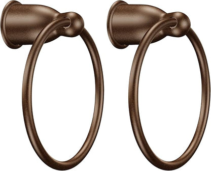 Moen YB8086OWB Mason Hand-Towel Ring, Old World Bronze (Pack of 2)