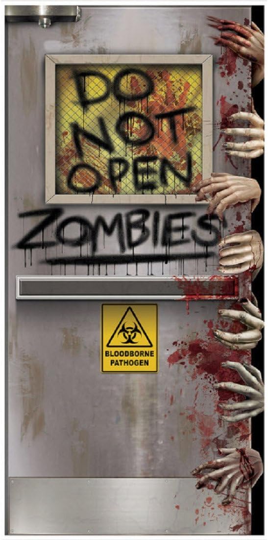 Beistle - Zombies Lab Door Cover - Standard