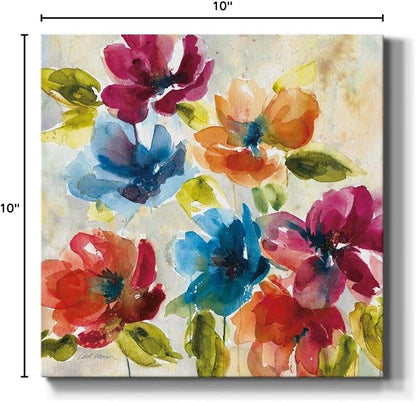 Renditions Gallery Color My World Wall Art, Premium Gallery Wrapped Canvas Decor, Ready to Hang, 10 in H x 10 in W, Made in America Print