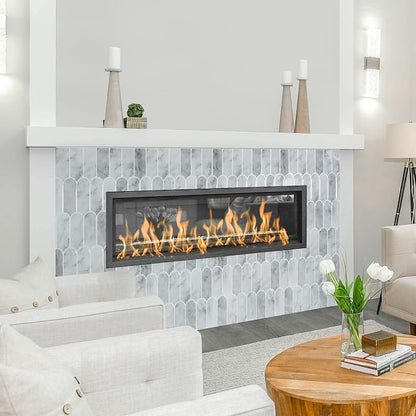 Art3d Arrowhead Design Tile Peel and Stick Backsplash, 10-Pack, Gray Marble | 12 x 12 Inch, Thickened Design, Heavy-Duty, Stain-Resistant, Durable, for Kitchen, Living Areas, Ideal for New Home Buyers