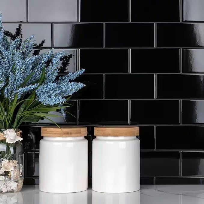 STICKGOO 10-Sheet Backsplash Peel and Stick Subway Tile, Self Adhesive Vinyl Wall Tiles, Stick on Backsplash for Kitchen and Bathroom(Thicker Design)