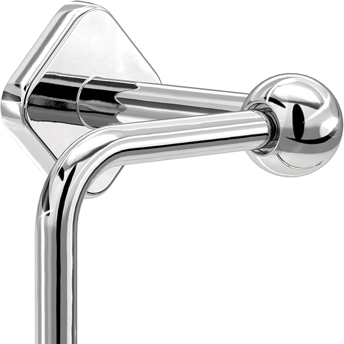 Franklin Brass Gainsville (1-Pack) Toilet Paper Holder, Euro Single Post Tissue Roll Wall Mount TP Storage, Polished Chrome Bathroom Decor, Accessories GNV50-PC