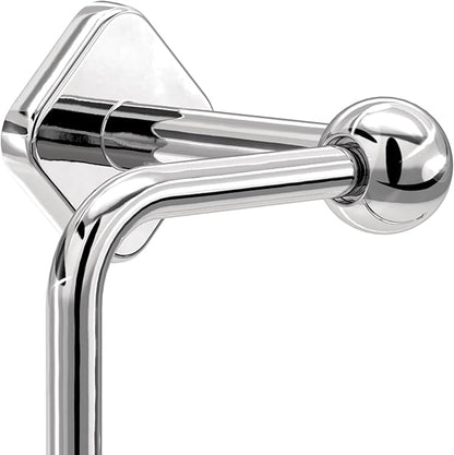 Franklin Brass Gainsville (1-Pack) Toilet Paper Holder, Euro Single Post Tissue Roll Wall Mount TP Storage, Polished Chrome Bathroom Decor, Accessories GNV50-PC