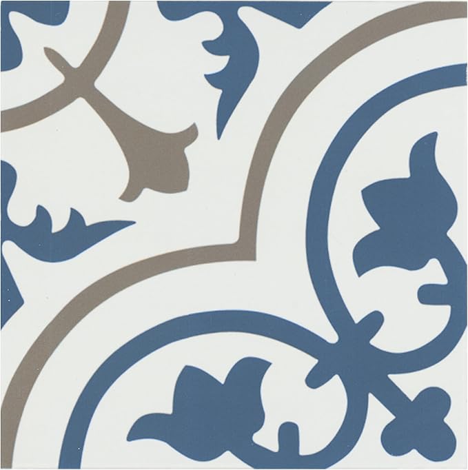 MSI Zenzibar Encaustic 8 in. x 8 in. Matte Porcelain Wall Tile for Bathroom, Floor Tile and Kitchen Backsplash