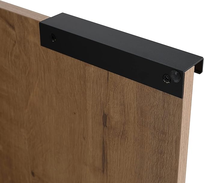 Malwee Bathroom Cabinet, Modern Vanity, Small 18'' Wall Mount, Imitative Oak, Scratch & Water-Resistant
