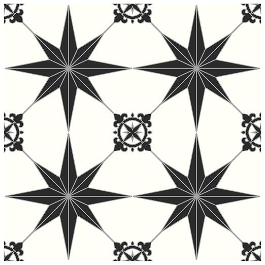 MORCART 20PCS 7.87" x 7.87" Peel and Stick Floor Tile, Black Stellar | Self-Adhesive DIY Vinyl Flooring, Removable and Waterproof Tile Sticker for Bathroom, Kitchen, Wall, Bedroom, Stairs