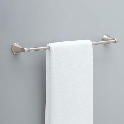 Delta Faucet Becker (1-Pack) 24" Bathroom Towel Rack/Bar, SpotShield Brushed Nickel, Wall Mounted BCK24-DN