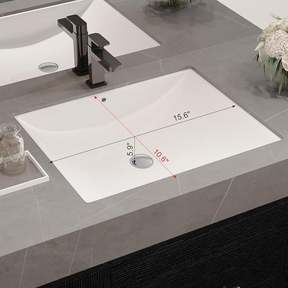 40" Bathroom Vanity with Sink Set, Modern Wall Mounted Bathroom Vanity Cabinet with Ceramic Sink,Gold Handle 2 Drawers&2 Storage Cabinets, Single Sink Floating Bathroom Vanity, Black Grey