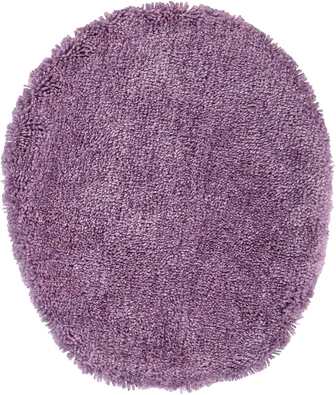 Garland Rug Traditional Nylon Washable Purple 3 Piece Set - Lid, Contour, Bath Rug - Soft, Absorbent, and Stylish for Your Bathroom