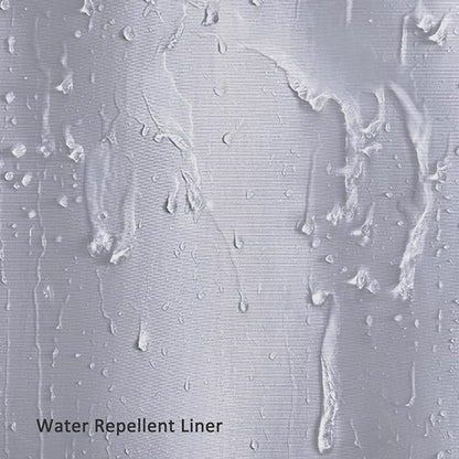 Replacement Snap-in Fabric Liner 71" W x 55" L, for 72" W x 75" L No Hook Shower Curtain - Grey