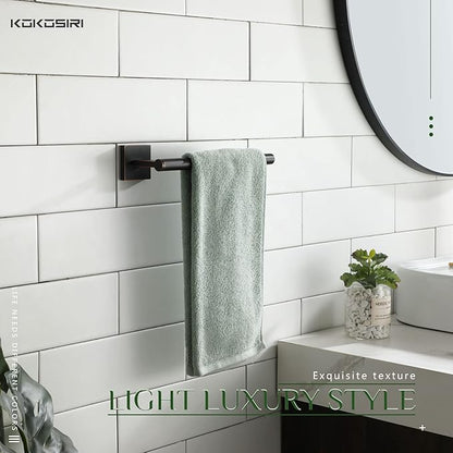 KOKOSIRI Bathroom Towel Bar Hand Towel Holders Wall Mount Toilet Kitchen Cabinet Paper Holder Stainless Steel Bath Accessories Oil Rubbed Bronze, B3008ORB