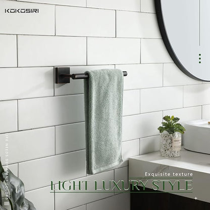 KOKOSIRI Bathroom Towel Bar Hand Towel Holders Wall Mount Toilet Kitchen Cabinet Paper Holder Stainless Steel Bath Accessories Oil Rubbed Bronze, B3008ORB