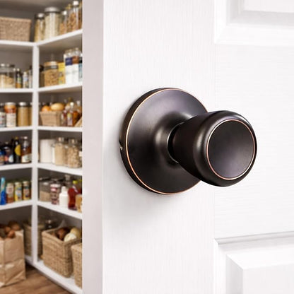 Design House Terrace Interior Door Knob - Dummy Door Lever for Interior Door, Oil Rubbed Bronze Design House 728691
