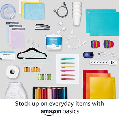 Amazon Basics 4 Cube Wire Grid Storage Organizer, Closet Organizer and Shelves, Stackable, Space-Saving, Easy to Assemble, 14"x14"x14", White