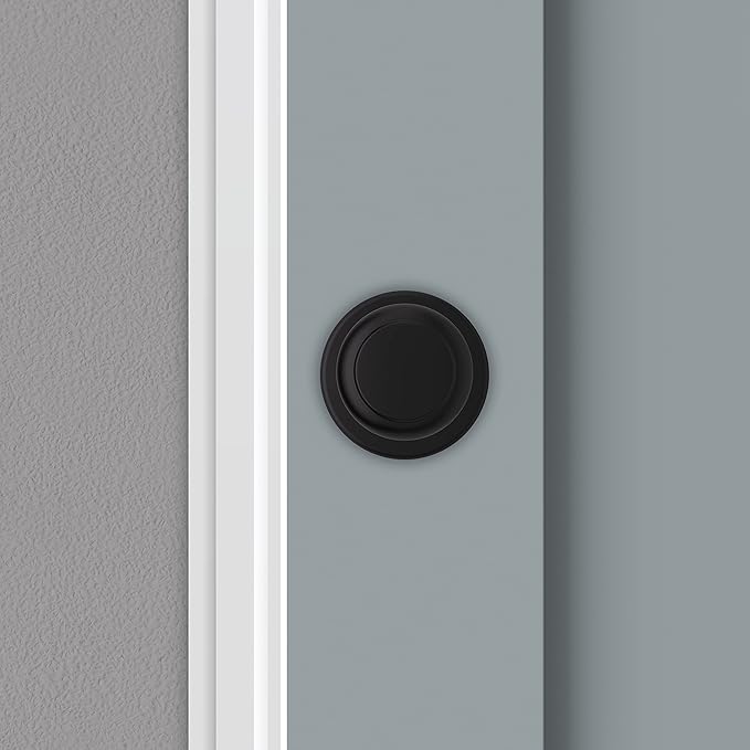 Kwikset 94880-615 Cove Door Knob, Dummy, Matte Black (Pack of 2)