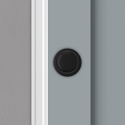 Kwikset 94880-615 Cove Door Knob, Dummy, Matte Black (Pack of 2)