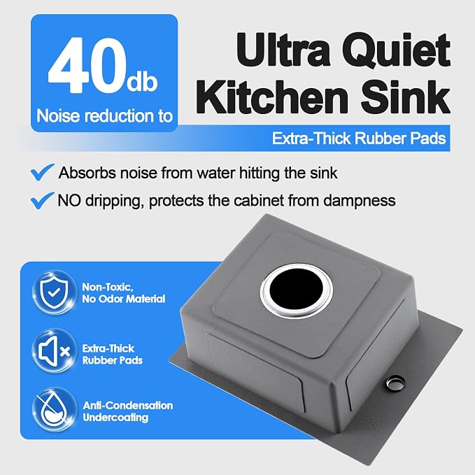 13 x 18 inch Bar Sink, Drop-in Tight Radius Brushed Stainless Steel Topmount Kitchen Sink Single Bowl