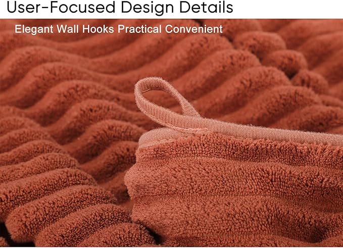 Luxury 2-Piece Quick-Dry Bath Towel Set 27.5X 55 Inches – Ultra Soft Microfiber for Bathroom, Bar, Pool, Gym & Travel – Elegant Twill Design