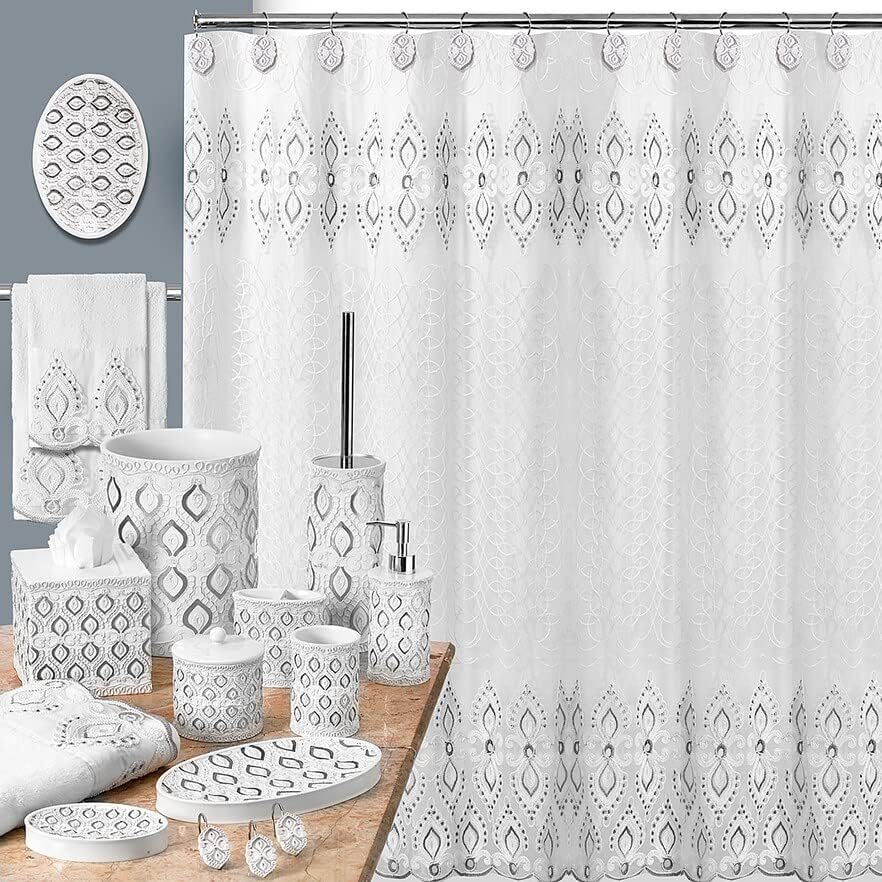 Zahari Home Monaco Modern 3 Piece Bath Ensemble - Luxury Bath Towel Set for Contemporary Decor