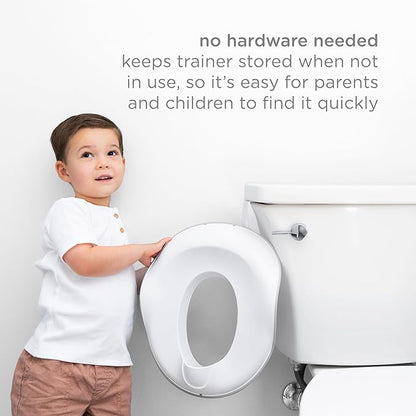 Ubbi Multi-Use Potty and Utility Hook, No Hardware Or Installation Needed, Durable and Sturdy to Hang Over Toilet Tank Or Door, Polypropylene, White