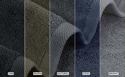 Utopia Towels 4 Pack Premium Bath Towels Set, 27 by 54 Inches, 100% Ring Spun Cotton 600GSM, Lightweight and Highly Absorbent Quick Drying Towels, Perfect for Daily Use, Grey
