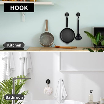 18 Piece Matte Black Bathroom Hardware Set, Towel bar Set for Bathroom | 24 inch Towel bar, Bathroom Towel Rack, Towel Ring, Toilet Paper Holder, Towel Hook, Bathroom Accessories Set