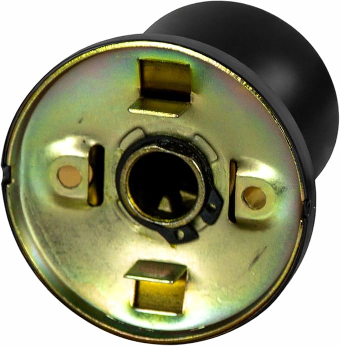 Design House Terrace Non-Turning One-Sided Dummy Door Knob, Matte Black, 728386-MB