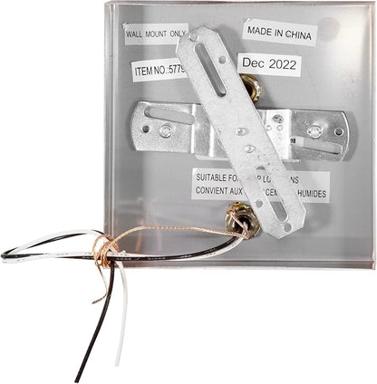 Design House Dove Creek Wall Light Sconce, Satin Nickel Finish, Frosted Glass, Dimmable, for Hallway, Bathroom, Foyer, Bedroom – Design House, 577981