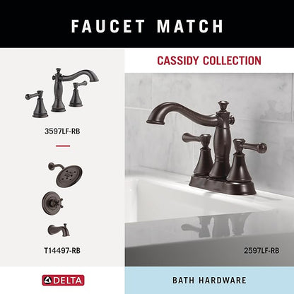 DELTA FAUCET 79750-RB Tissue Holder, 3.63 x 8.38 x 3.63 Inches, Venetian Bronze