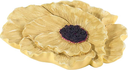 Avanti Linens - Soap Dish, 100% Hand-Painted Resin Bathroom Accessories, Floral Home Decor (Marielle)