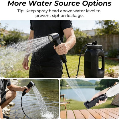 Portable Bidet for Travel, 1600mAh Electric Handheld Bidet with 2.5L Tank | USB-C Rechargeable, Dual Spray Modes (Jet/Shower), Personal Hygiene Sprayer for Home, Camping, Postpartum & Elderly Care