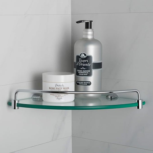 Kraus Elie Corner Bathroom Shelf, Chrome Finish, KEA-18846CH