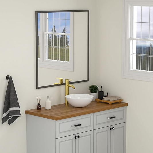 Logmey 13" Round Vessel Sink Small Bathroom Sink Modern White Vessel Sink for Bathroom RV Above Counter Porcelain Ceramic 13x13 inch Art Sink