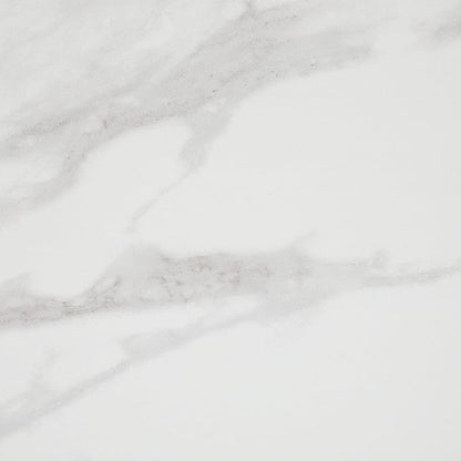 Daltile Perpetuo 24" X 24" Porcelain Marble Look Floor Tile in Polished Brilliant White (4 pieces per carton) (15.20 sqft per carton)