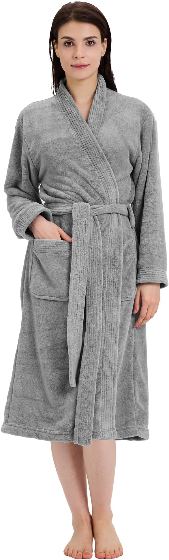 PJGGZ Towel Robe for Women – Soft Absorbent Kimono Bathrobe, Quick-Dry Spa Shower & Hotel Use