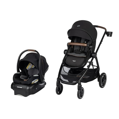 Maxi-Cosi Zelia 2 Luxe 5-in-1 Modular Travel System, New Hope Black