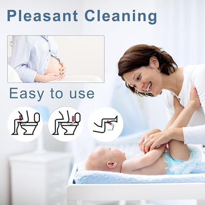 Electric Portable Bidet Sprayer with 3 Pressure Modes | USB-C Fast Charge for Travel & Postpartum Care